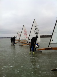 The gang at the starting line